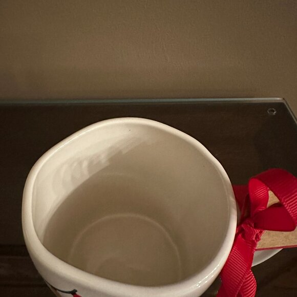 NWT 2025 Rae Dunn Peanuts Snoopy Puffer Jacket ‘Current Christmas Mood’ Mug - Picture 4 of 4